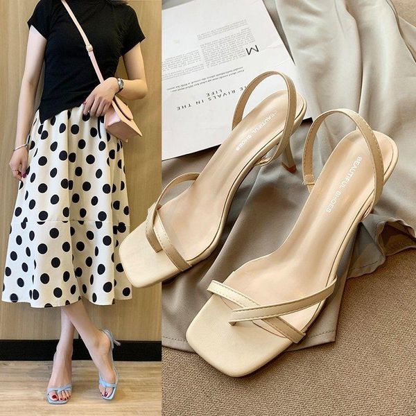 sandals 2021 the heels women fairy wind dress modern slip-on solid fashion shallow back strap thin flat toe, Black
sandals 2021 the heels women fairy wind dress modern slip-on solid fashion shallow back strap thin flat toe, Black