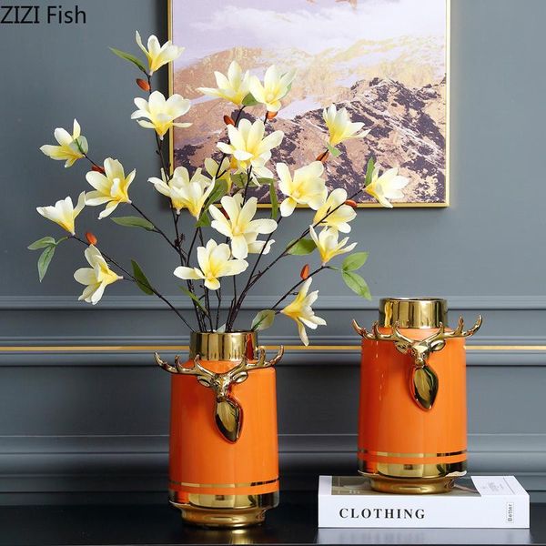 vases golden stripes ceramic vase orange flower pot floral arrangement crafts porcelain home decoration accessories modern
vases golden stripes ceramic vase orange flower pot floral arrangement crafts porcelain home decoration accessories modern