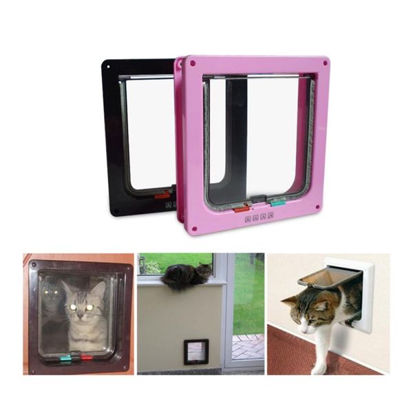 cat carriers,crates & houses door 4 way locking security pet puppy flap anti escape safety gate frame for dogs cats animal supplies
cat carriers,crates & houses door 4 way locking security pet puppy flap anti escape safety gate frame for dogs cats animal supplies