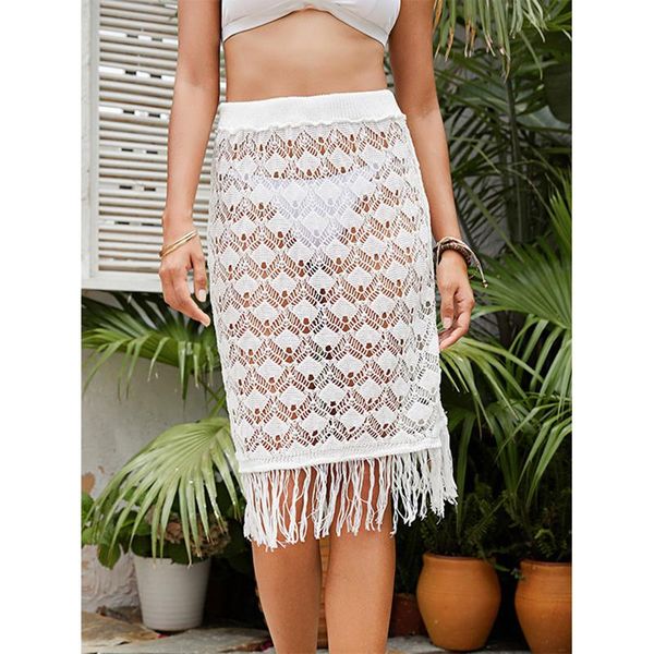 women's swimwear crochet women 2021 white summer biquini mesh long beach wear see through cover-ups tassel dress, White;black
women's swimwear crochet women 2021 white summer biquini mesh long beach wear see through cover-ups tassel dress, White;black