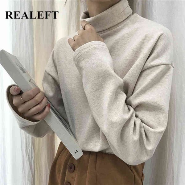 turtleneck winter warm thicken women's t-shirts solid long sleeve multi colors basic bottoming female 210428, White
turtleneck winter warm thicken women's t-shirts solid long sleeve multi colors basic bottoming female 210428, White