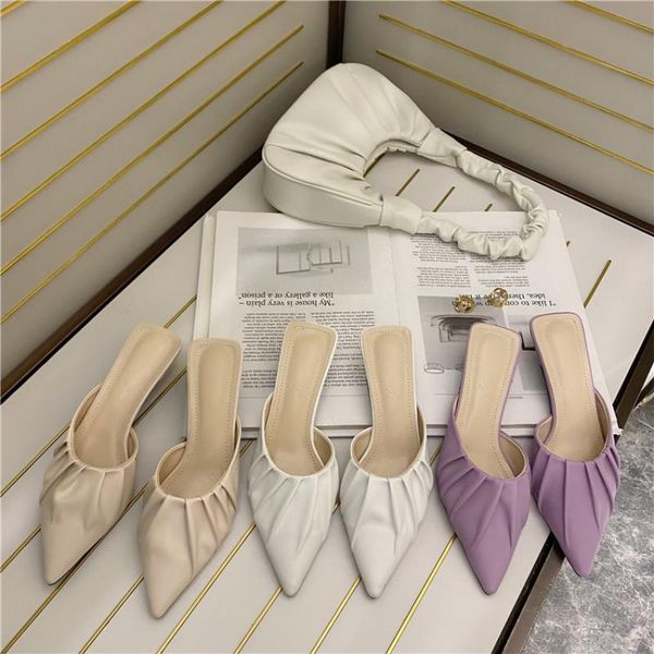 slippers mule heels women sandals ladies low-heeled candy color open toes thick heel fashion female slides summer shoes, Black
slippers mule heels women sandals ladies low-heeled candy color open toes thick heel fashion female slides summer shoes, Black