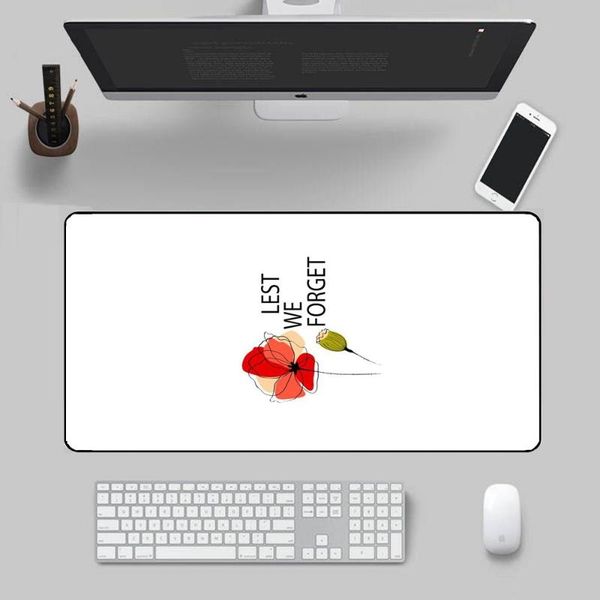 mouse pads & wrist rests lest we forget poppy day pad gaming large non-slip desk mat for office/home
mouse pads & wrist rests lest we forget poppy day pad gaming large non-slip desk mat for office/home