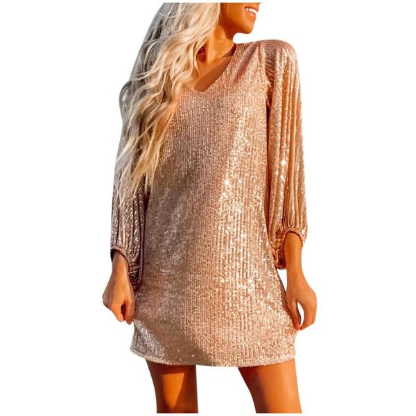 dresses loose sequin deep v beige long sleeve short dress tank lantern women casual daily 2021, Black;gray
dresses loose sequin deep v beige long sleeve short dress tank lantern women casual daily 2021, Black;gray