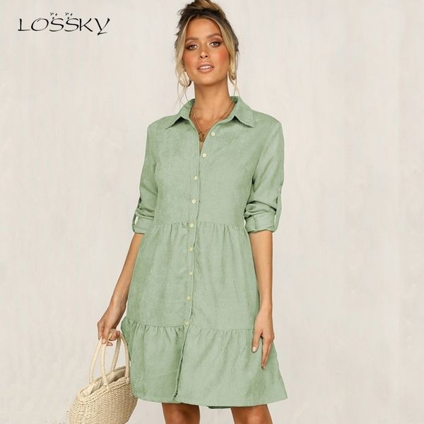 lossky shirt dress long sleeve women autumn office work dress chic button white black ladies slim midi dresses clothes 210325, Black;gray
lossky shirt dress long sleeve women autumn office work dress chic button white black ladies slim midi dresses clothes 210325, Black;gray