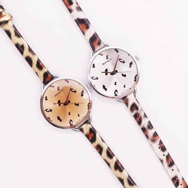 wristwatches julius women's watch japan quartz fine fashion hours lady clock leather bracelet retro leopard print girl's gift no b, Slivery;brown
wristwatches julius women's watch japan quartz fine fashion hours lady clock leather bracelet retro leopard print girl's gift no b, Slivery;brown