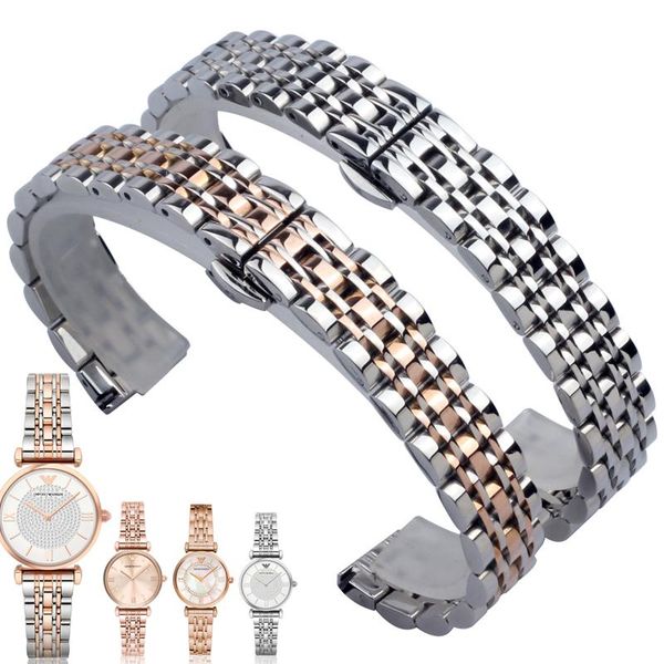 watch bands stainless steel strap 14mm 18mm 20mm 22mm for ar1926/ar1925/ar1909/ar1956/11244 women's watches metal bracelet, Black;brown
watch bands stainless steel strap 14mm 18mm 20mm 22mm for ar1926/ar1925/ar1909/ar1956/11244 women's watches metal bracelet, Black;brown