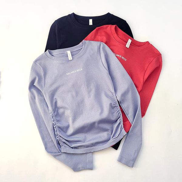 women long sleeve yoga fitness running t shirts gym wear sports shirt three color clothes outfit
women long sleeve yoga fitness running t shirts gym wear sports shirt three color clothes outfit