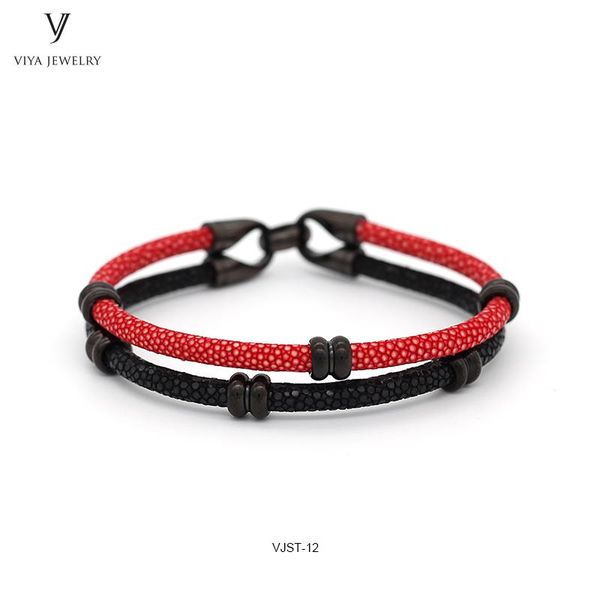 charm bracelets classic black$red mixed color stingray leather men bracelet trendy two colors gift for famous watch, Golden;silver
charm bracelets classic black$red mixed color stingray leather men bracelet trendy two colors gift for famous watch, Golden;silver