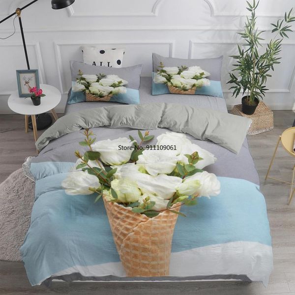 bedding sets beautiful ice cream flower 3d printed polyester set 2/3pcs home textiles quilt cover jacquard nordic bed with zipper
bedding sets beautiful ice cream flower 3d printed polyester set 2/3pcs home textiles quilt cover jacquard nordic bed with zipper