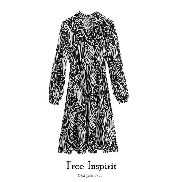 casual dresses inspirit autumn arrival women's dress style full sleeve loose turn-down collar print knee-length, Black;gray
casual dresses inspirit autumn arrival women's dress style full sleeve loose turn-down collar print knee-length, Black;gray