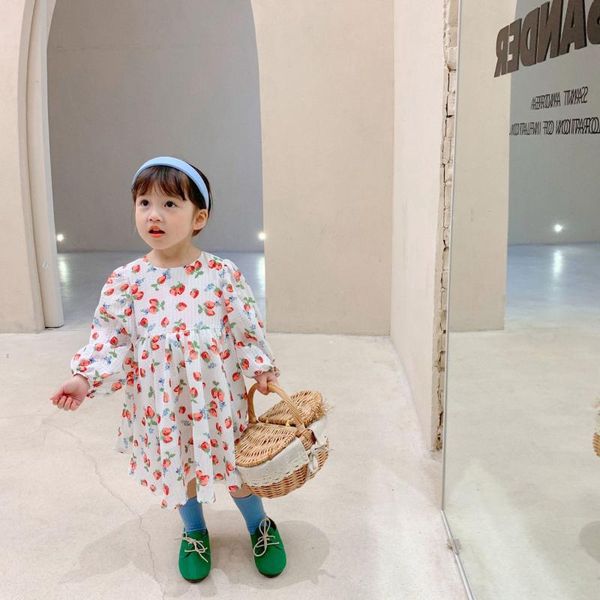 girl's dresses girls strawberry dress 2021 spring summer children's clothing child treasure sweet chiffon long sleeve, Red;yellow
girl's dresses girls strawberry dress 2021 spring summer children's clothing child treasure sweet chiffon long sleeve, Red;yellow
