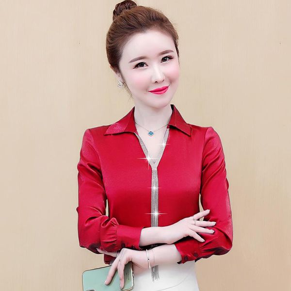 women's blouses & shirts coigarsam blouse women autumn 2021 fashion full sleeve chiffon v-neck white red blue blusas womens and
women's blouses & shirts coigarsam blouse women autumn 2021 fashion full sleeve chiffon v-neck white red blue blusas womens and