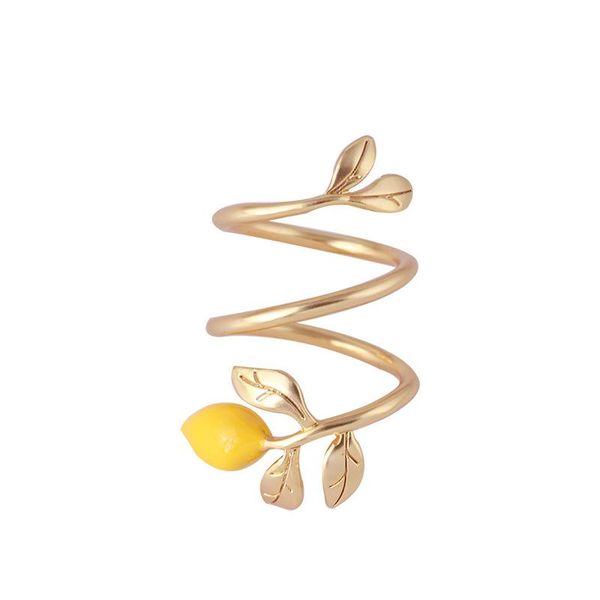 cluster rings european and american jewelry wholesale fashion fresh yellow small lemon matte spiral ring woman, Golden;silver
cluster rings european and american jewelry wholesale fashion fresh yellow small lemon matte spiral ring woman, Golden;silver