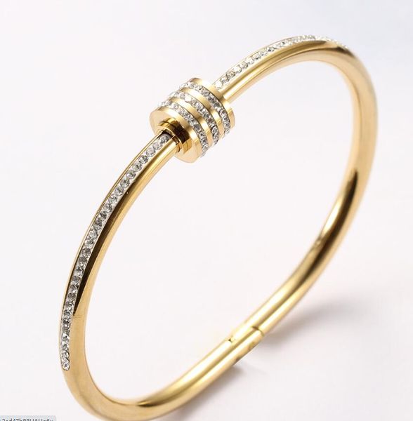 love screw bracelets bangles for women fashion jewelry cubic zirconia full crystals pulseiras charm jewelry ps2399, Black
love screw bracelets bangles for women fashion jewelry cubic zirconia full crystals pulseiras charm jewelry ps2399, Black