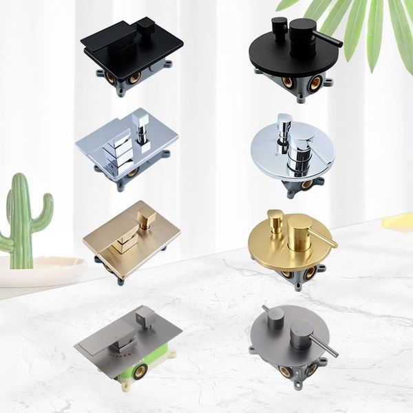 bathroom shower sets brass faucet mixing valve 2 ways concealed embedded box wall mounted mixer function round square
bathroom shower sets brass faucet mixing valve 2 ways concealed embedded box wall mounted mixer function round square