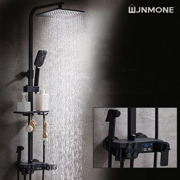 bathroom shower sets wjnmone matte black faucet and cold set single handle wall-mounted fixtures
bathroom shower sets wjnmone matte black faucet and cold set single handle wall-mounted fixtures