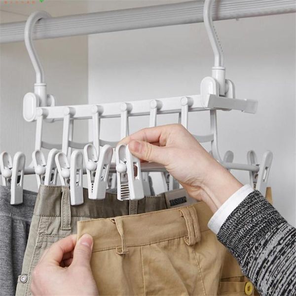 hangers & racks foldable clothes hanger multifunctional rotating pants storage plastic drying rack holder
hangers & racks foldable clothes hanger multifunctional rotating pants storage plastic drying rack holder