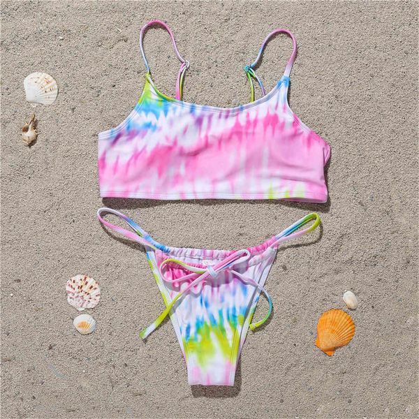 new 2021 tie dye knotted bikini women swimwear female swimsuit two-pieces bikini set bather bathing suit swim lady k2357
new 2021 tie dye knotted bikini women swimwear female swimsuit two-pieces bikini set bather bathing suit swim lady k2357
