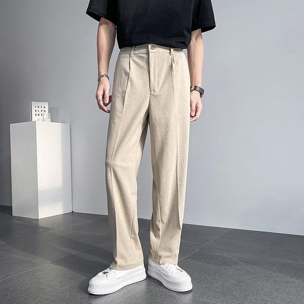 men's suits & blazers corduroy pants fashion business society mens suit korean loose straight dress men casual trousers s-2xl, White;black
men's suits & blazers corduroy pants fashion business society mens suit korean loose straight dress men casual trousers s-2xl, White;black