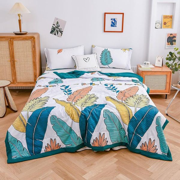 large leaves pattern summer sleep duvet washable breathable lightweight air conditioned quilt comforter quilts only comforters & sets
large leaves pattern summer sleep duvet washable breathable lightweight air conditioned quilt comforter quilts only comforters & sets