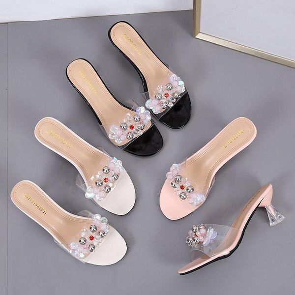 slippers pearl spike high heels female clear transparent women shoes woman 2021 summer slides ladies mules, Black
slippers pearl spike high heels female clear transparent women shoes woman 2021 summer slides ladies mules, Black