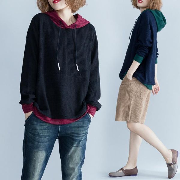 women's hoodies & sweatshirts big size 4xl spring autumn women fashion elegant color block ladies female plus large cotton loose sweat, Black
women's hoodies & sweatshirts big size 4xl spring autumn women fashion elegant color block ladies female plus large cotton loose sweat, Black
