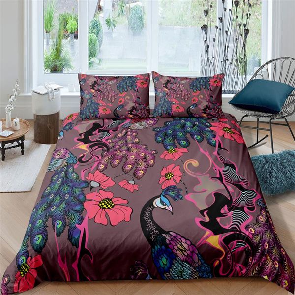 bedding sets animal series 3d printed 2/3pcs peacock flower set comfortable duvet cover pillowcase home textile and king size
bedding sets animal series 3d printed 2/3pcs peacock flower set comfortable duvet cover pillowcase home textile and king size