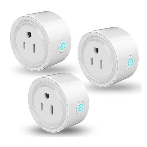 smart power plugs us plug wifi outlet works with alexa, google home, remote control timer function,ce&fcc&rohs certified,3 pack
smart power plugs us plug wifi outlet works with alexa, google home, remote control timer function,ce&fcc&rohs certified,3 pack