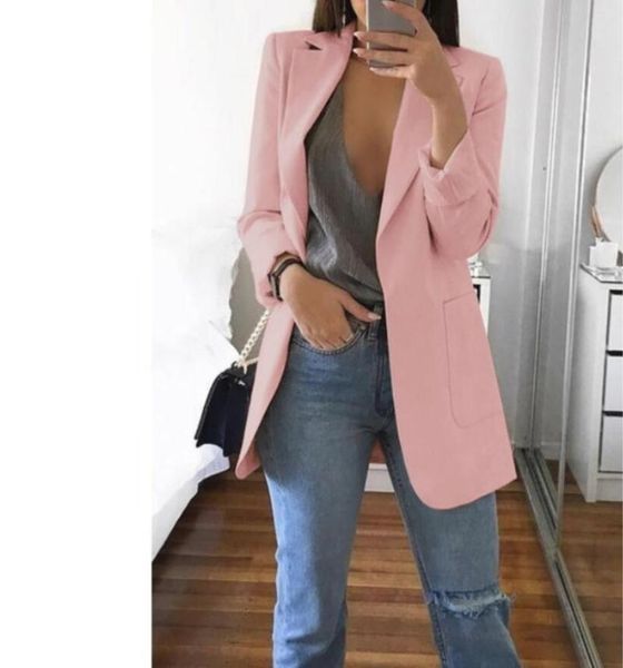 women's suits & blazers fashion lapel long sleeve temperament blazer women 2021 spring slim cardigan blouse, White;black
women's suits & blazers fashion lapel long sleeve temperament blazer women 2021 spring slim cardigan blouse, White;black