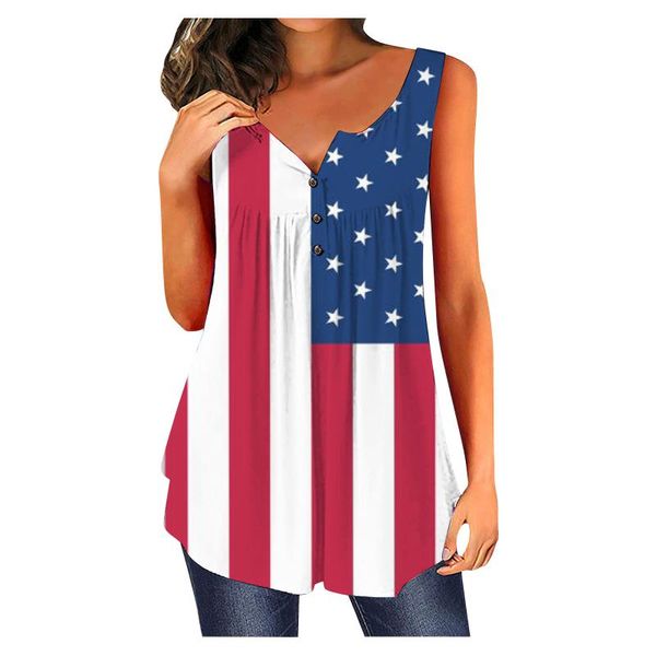 women's t-shirt summer t shirt ladies splicing v neck elegant women stars prints button casual sleeveless loose tee shirts y2k, White
women's t-shirt summer t shirt ladies splicing v neck elegant women stars prints button casual sleeveless loose tee shirts y2k, White
