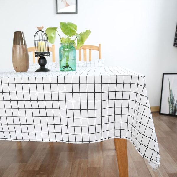 table cloth the nordic cotton tablecloth simple black-and-white checkered cha ji bu modern japanese factory direct
table cloth the nordic cotton tablecloth simple black-and-white checkered cha ji bu modern japanese factory direct