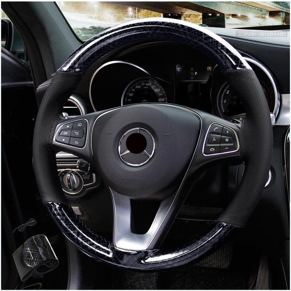 steering wheel covers hand-sewn cover with microfiber crystal grid wear-resistant and breathable fit for the original four seasons
steering wheel covers hand-sewn cover with microfiber crystal grid wear-resistant and breathable fit for the original four seasons