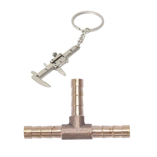 keychains t hose barb 3 way air water pipe fitting connection coupler & vernier caliper tool pendant slider slides keyring 10cm, Silver
keychains t hose barb 3 way air water pipe fitting connection coupler & vernier caliper tool pendant slider slides keyring 10cm, Silver