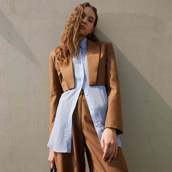 suits casual short blazer for women notched long sleeve solid minimalist blazers female fashion clothing 2021 tide, White;black
suits casual short blazer for women notched long sleeve solid minimalist blazers female fashion clothing 2021 tide, White;black