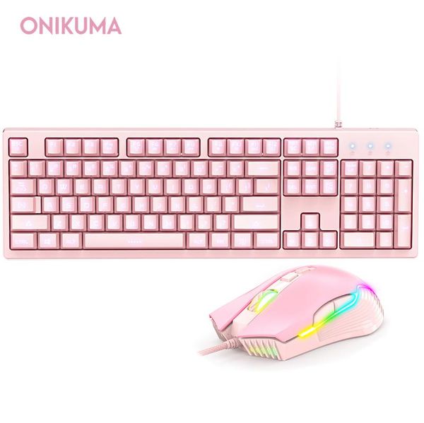 keyboard mouse combos g25 gaming +rgb backlit set usb wired for pink girls cute computer laptop
keyboard mouse combos g25 gaming +rgb backlit set usb wired for pink girls cute computer laptop