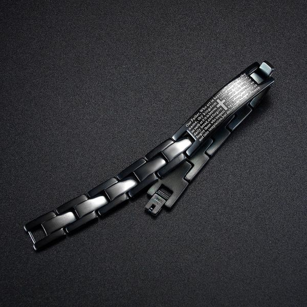 vintage cross link chain classic hip hpo men english letters stainless steel fashion black titanium lobster button bracelet jewelry gifts fo
vintage cross link chain classic hip hpo men english letters stainless steel fashion black titanium lobster button bracelet jewelry gifts fo