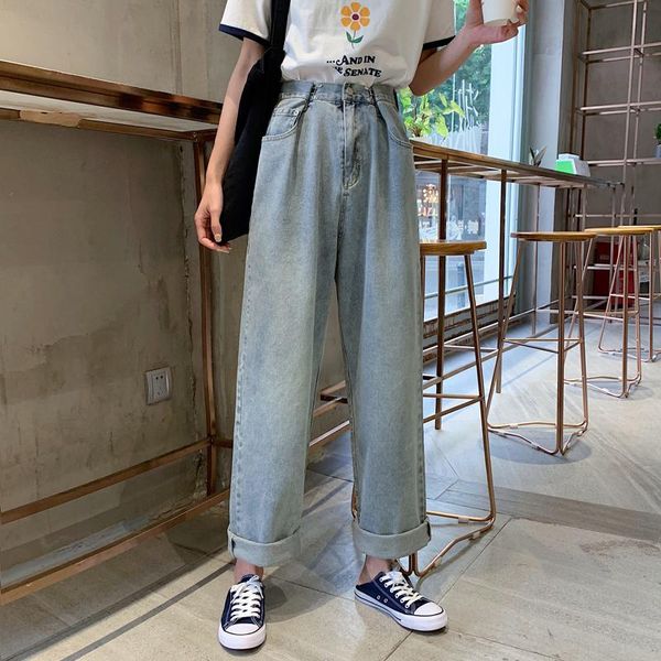 women's jeans women full length vintage blue high waist elegant wide leg trousers womens bf loose streetwear
women's jeans women full length vintage blue high waist elegant wide leg trousers womens bf loose streetwear
