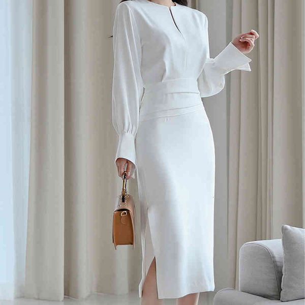 casual dresses women chic design midi elegant office lady high fashion slim long sleeve slit 4ikb, Black;gray
casual dresses women chic design midi elegant office lady high fashion slim long sleeve slit 4ikb, Black;gray