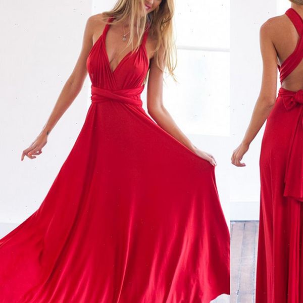 formal women dress elegant evening long deep v halter convertible multi way wrap maxi grecian dresses wedding party, Black;gray
formal women dress elegant evening long deep v halter convertible multi way wrap maxi grecian dresses wedding party, Black;gray