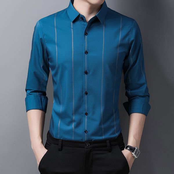 2021 spring autumn fashion long sleeve vertical casual men's non iron shirt middle-aged and young people, Black
2021 spring autumn fashion long sleeve vertical casual men's non iron shirt middle-aged and young people, Black