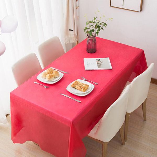disposable dinnerware 1pack pure color plastic tablecloth 137x274cm for wedding theme birthday party table cover home decoration supplies
disposable dinnerware 1pack pure color plastic tablecloth 137x274cm for wedding theme birthday party table cover home decoration supplies