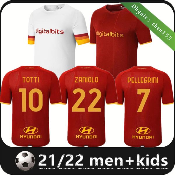 21 22 roma soccer jersey zaniolo dzeko pastore rome totti kluivert kolarov 2021 2022 football shirt men + kids kit uniforms maillot pellegri, Black;yellow
21 22 roma soccer jersey zaniolo dzeko pastore rome totti kluivert kolarov 2021 2022 football shirt men + kids kit uniforms maillot pellegri, Black;yellow