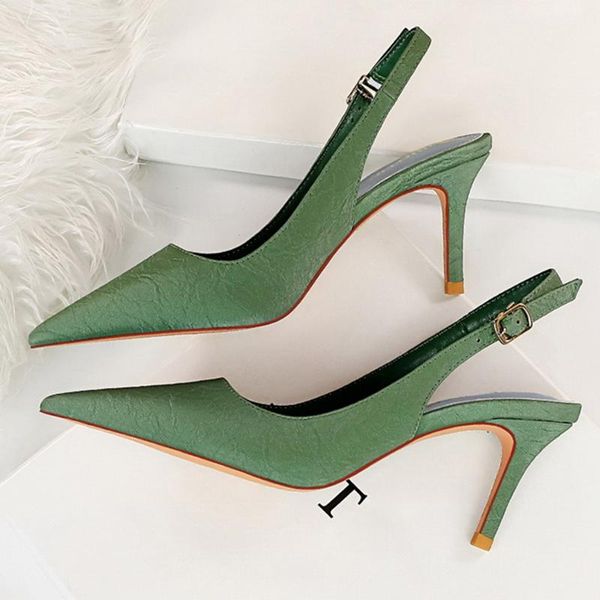 sandals women 7.5cm high heels green lady low stripper slingback sandles wedding bridal retro party shoes plus size 43, Black
sandals women 7.5cm high heels green lady low stripper slingback sandles wedding bridal retro party shoes plus size 43, Black