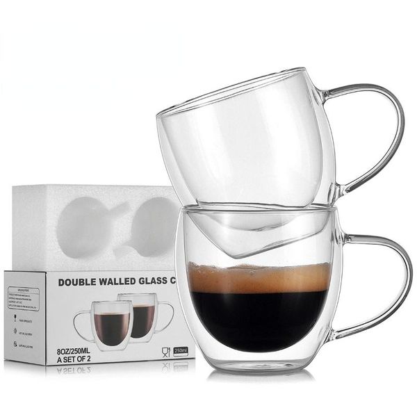 mugs home with a coffee cup set high boron silicon double glass transparent milk juice drinkware
mugs home with a coffee cup set high boron silicon double glass transparent milk juice drinkware