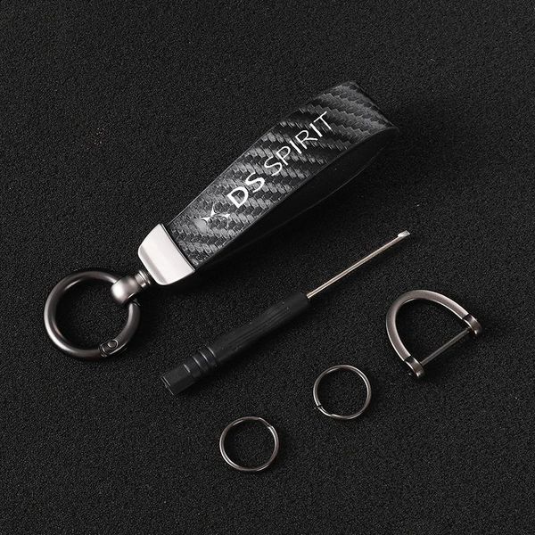 keychains for ds spirit ds3 ds4 ds4s ds5 5ls car accessories high-grade leather keychain 360 degree rotating horseshoe key rings, Silver
keychains for ds spirit ds3 ds4 ds4s ds5 5ls car accessories high-grade leather keychain 360 degree rotating horseshoe key rings, Silver