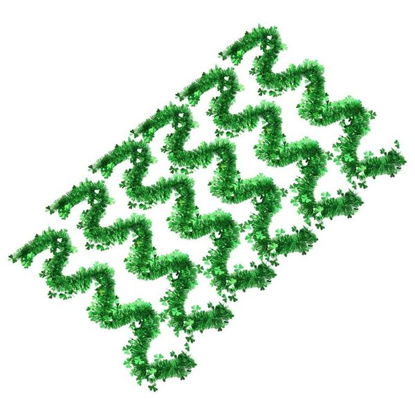 party decoration 6 pieces shamrock tinsel garland st. patrick's day for tree, home and
party decoration 6 pieces shamrock tinsel garland st. patrick's day for tree, home and