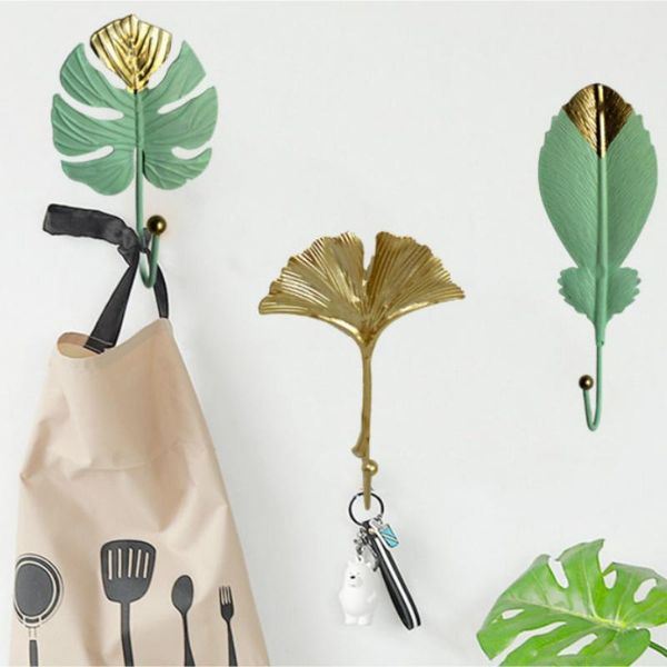 hooks & rails nordic light luxury golden leaves wall for hanging clothes no-punch hanger coat key hook decorative home organizer
hooks & rails nordic light luxury golden leaves wall for hanging clothes no-punch hanger coat key hook decorative home organizer