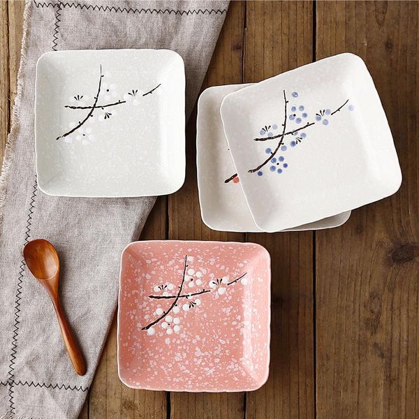 dishes & plates japanese style and wind four-grain dish ceramic set household snowflake square plate sushi
dishes & plates japanese style and wind four-grain dish ceramic set household snowflake square plate sushi