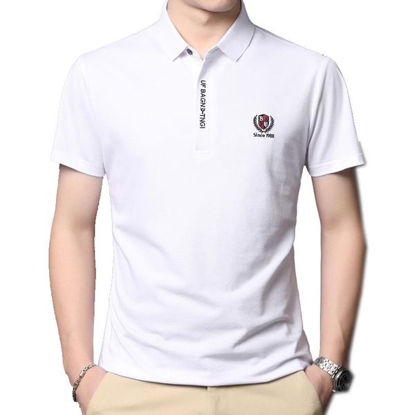 men's polos mens brand cotton shirt plus size logo 4xl 100kg fashion casual short sleeve for summer letters a06291332, White;black
men's polos mens brand cotton shirt plus size logo 4xl 100kg fashion casual short sleeve for summer letters a06291332, White;black